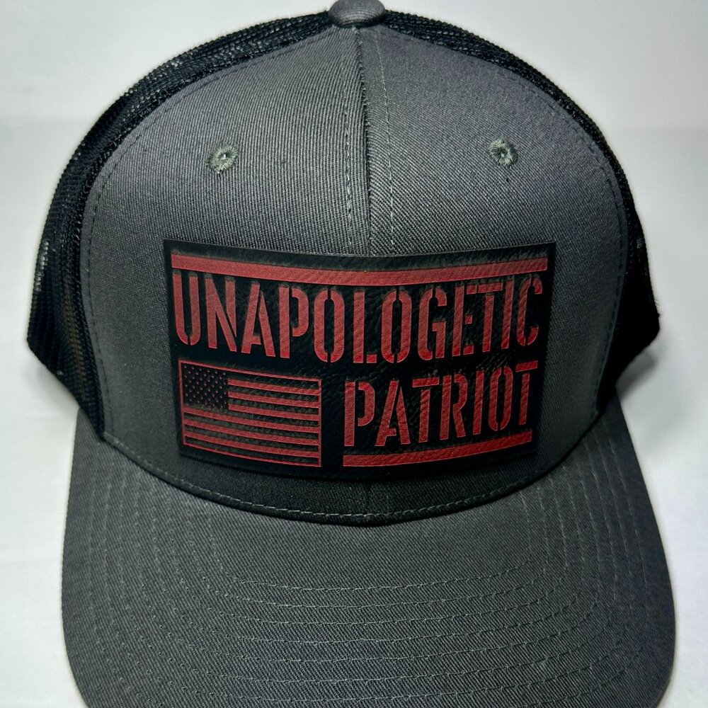 Unapologetic Patriot - MAGA - Donald Trump - High Quality Laser Etched Hat Cap